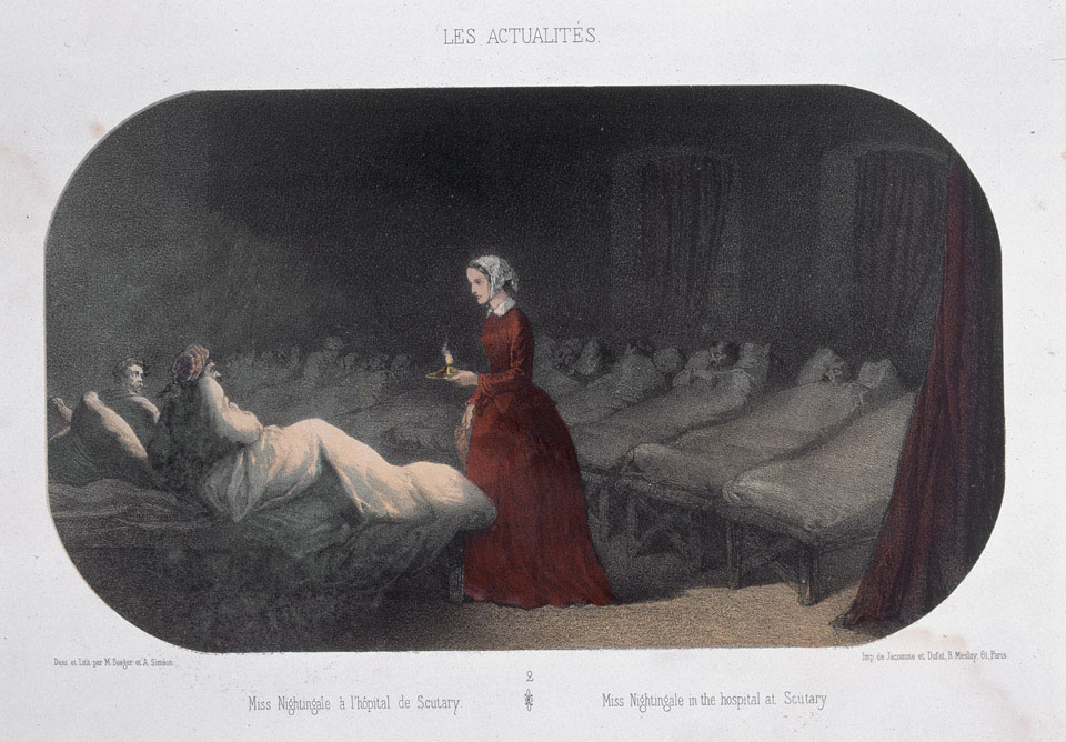 'Miss Nightingale in the Hospital in Scutary', 1856 (c)