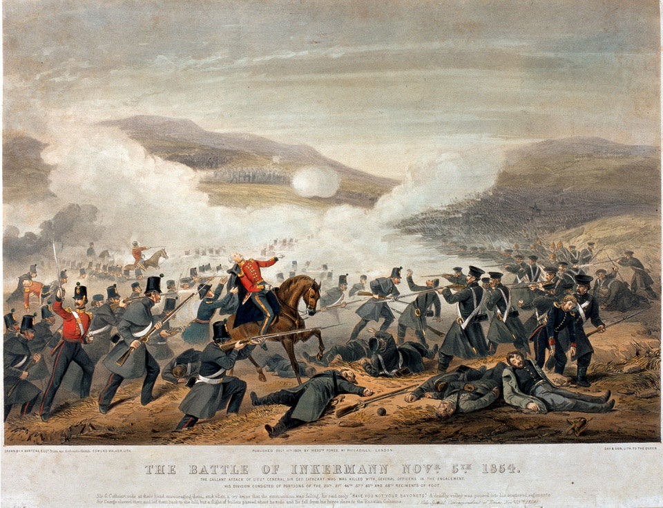 'The Battle of Inkermann Novr. 5th. 1854. The Gallant attack of Lieut.[sic] General Sir Geo. Cathcart'