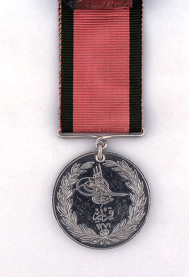 Turkish Crimean War Medal 1855, British issue, Captain