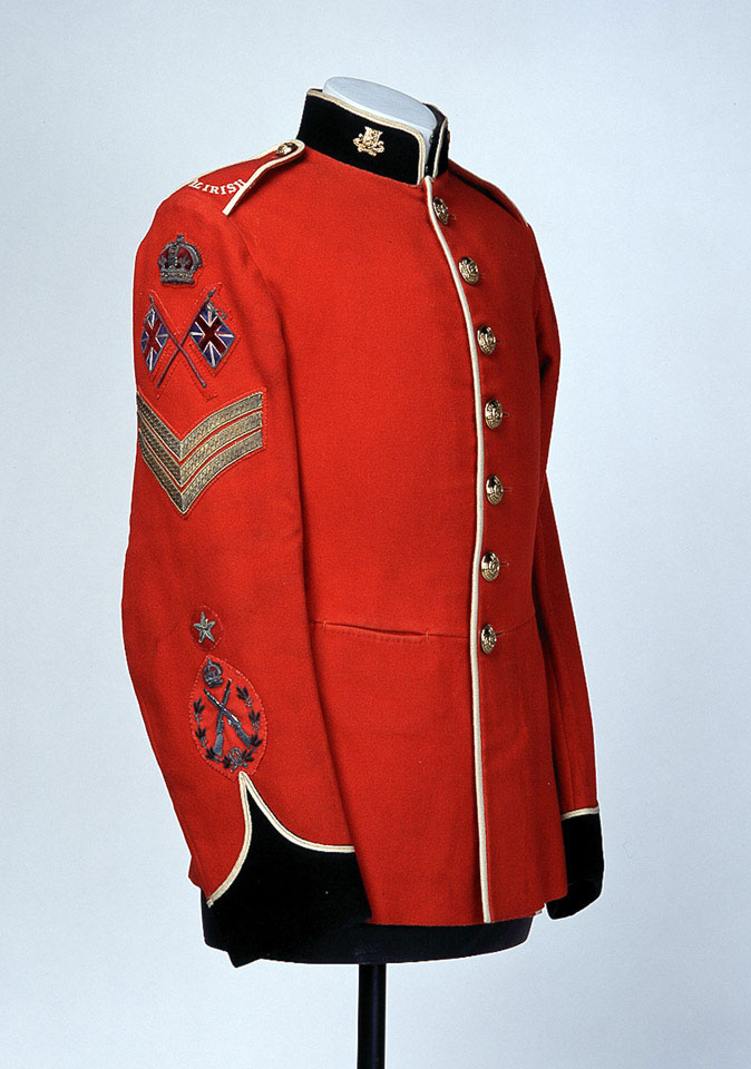 Tunic, full dress, worn by Colour Sergeant Walter W Stillwell, Royal ...