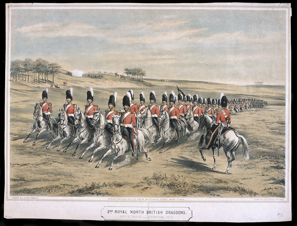 2nd Royal North British Dragoons, Scots Greys, Chobham 1853