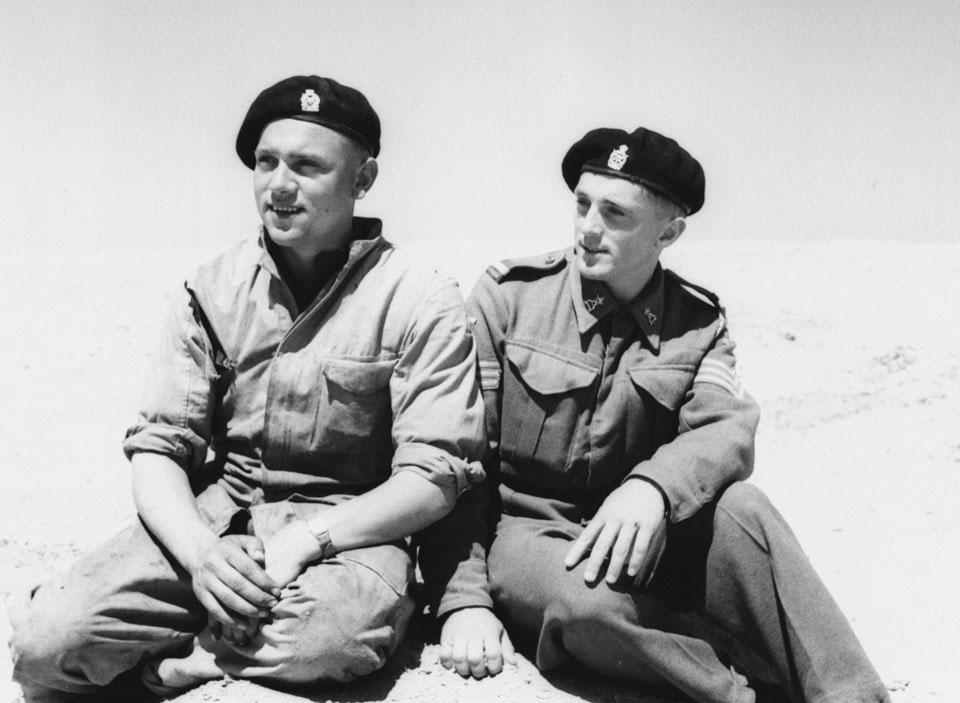 'Bingle & Ronnie Mutton', 3rd County of London Yeomanry (Sharpshooters), Egypt, 1943